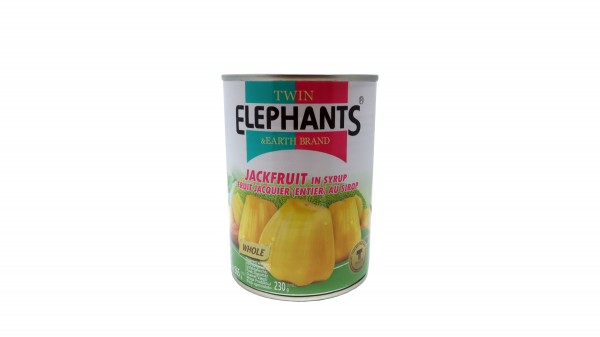 Twin Elephants and Earth Brands Jackfrucht
