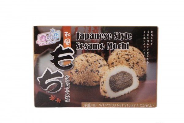 Yuki & Love Reiskuchen mit Sesam - japanische Mochi