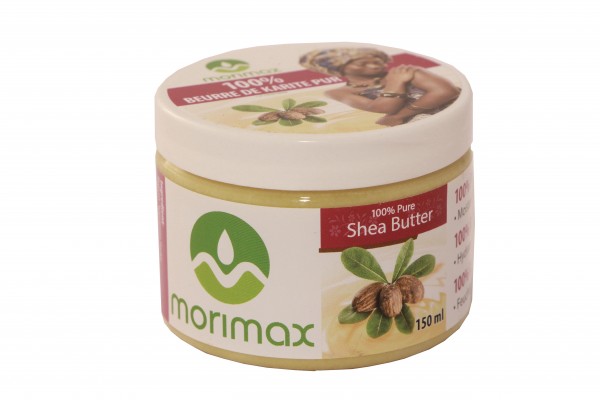 Morimax Reine Sheabutter (unraffiniert) für die Körperpflege